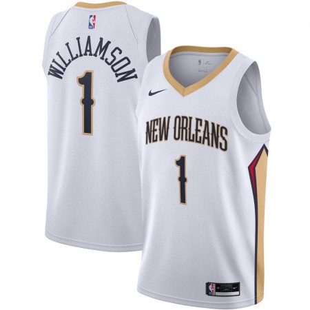 Maglia New Orleans Pelicans Zion Williamson 1 2020-21 Nike Association Edition Swingman - Uomo